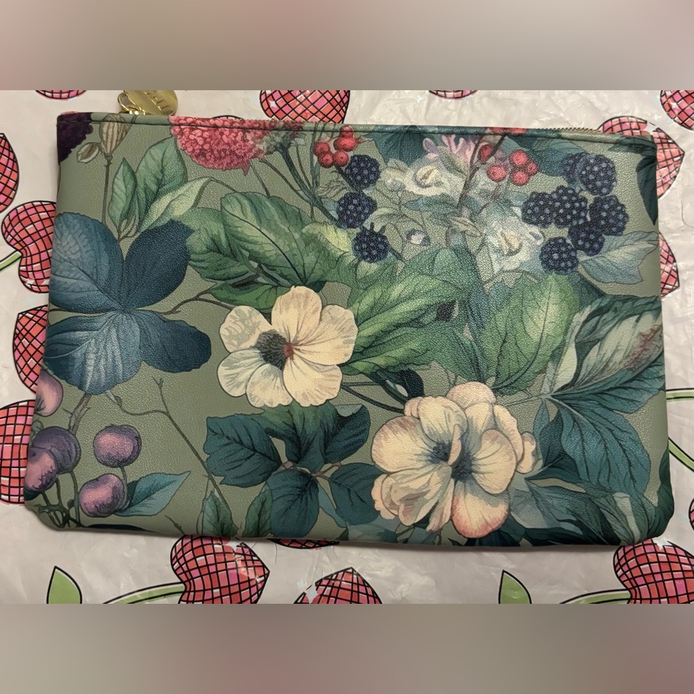 Ipsy Bag Plants, berries, and flower design